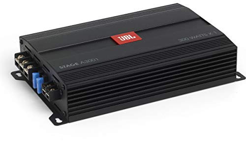 JBL Stage A3001 - Amplificador de subwoofer monobloque (300 W, 2 ohmios)