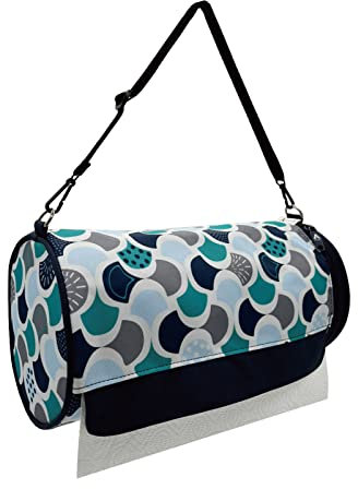 Olve Küchenpapierhandtuchhalter, hängende Papierhandtuchspenderabdeckung für Küche, Camping, Outdoor, Minzgrün