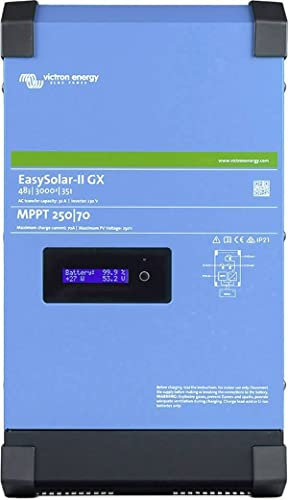Victron Energy EasySolar-II GX 3000VA 48-Volt 230V Wechselrichter 35 Amp Batterie Ladegerät und Solar Ladegerät MPPT 250V 70 Amp