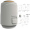 Kudos-Trading - Heatmiser 230v Actuator Water Underfloor Heating M30 x 1.5 Works with The NeoHub Gen 2 Giving You Interface Apple Home kit Alexa & Google Home