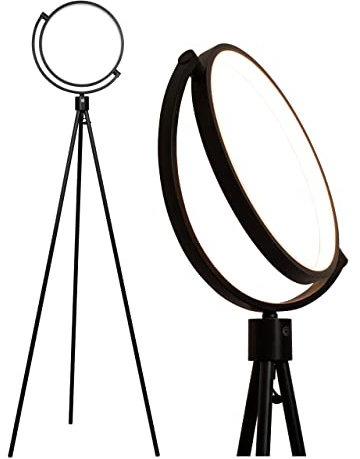 Neatfi 154CM Moderne Stehlampe, dimmbare LED mit Touch-Steuerung, 3000K–5000K, 10W für Wohnzimmer, Flur, Büro, Ayaklı Lamba, Lampadaire Salon (Eclipse-LED-Stehlampe)