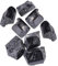 Joyzan Piedras de Turmalina Negras En Bruto, Piedra Curación Mineral Cristal Cuarzo Negro Irregular Crudo Chips Eléctricos ásperos para Colgante Pulsera Agua Purificadora Estatuilla Decoración Pecera