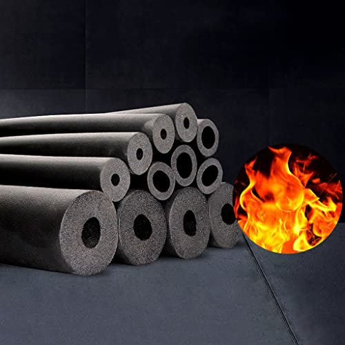 1,8 M Selbstdichtender Rohrisolierschaumschlauch, Innendurchmesser 6 Mm, 10 Mm, 13 Mm, 22 Mm, 25 Mm, 43 Mm, 60 Mm, 110 Mm, Schaumstoffschlauch, Klimaanlage, Wärmeisolierungsrohr, Schwarz, Flexibel