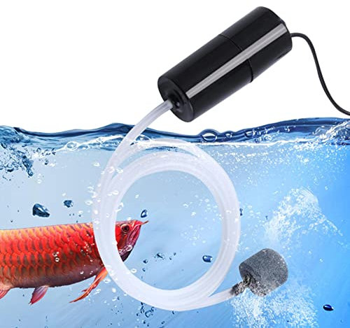 Keloc Pompe à Eau 5V | Pompe Submersible chargée par USB avec dégagement d'air Stable | Petit oxygénateur de Pompe à Eau USB 5V pour Petit Aquarium Petit Aquarium