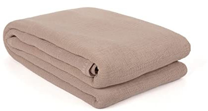 Gelb Baumwolle Tagesdecke Plaid Ica - Mellow Rose 180x260cm