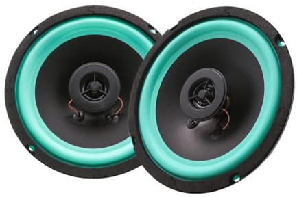 Car HiFi Coaxial Speaker Vehicle Door Auto Audio Music Stereo Full Range Frequency Speaker With Mesh Washer (6.5 inches)