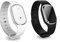 Armbänder Mückenschutz Ultraschall, elektronische Anti-Mücken-Armbanduhr mit USB-Aufladung/wasserdicht/wiederverwendbar/tragbar für Outdoor-Camping-Wandern(Schwarz + Weiß (ohne Zeitanzeige))