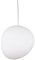 XYBZJP Abat-jour de lustre en verre en forme de galet, lampe à suspension de style créatif nordique, éclairage de plafond à une tête de base E27, lampe suspendue à montage encastré pour hôtel, restaur