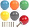 Volumoon 6 Stück Pilzform Schrank Knöpfe,Keramik Schrank Knöpfe,Bunte Schrankknöpfe,Macaron Farbe Knöpfe,Türknöpfe Mehrfarbig,Schrank Kommode Möbelknöpfe,für Kinder Schalfzimmer Küche