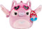 Squishmallows Angelo con occhiali a forma di cuore, misura media, 20,3 cm, colore: rosa