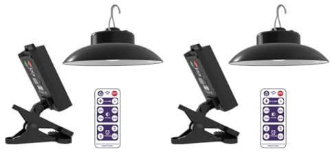CTDWNT Luci Solari per Ombrellone da Esterno - Impermeabili, LED a Energia Solare per Patio, Tenda da Spiaggia e Campeggio (2 Pezzi a Tre Colori)