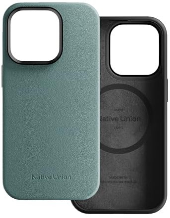 Native Union Active Case – MagSafe Compatible with Built-in Magnets – Rugged Design – Recycled Materials – Ultra-Durable Drop Protection up to 10ft / 3m for iPhone 14 Pro (Slate Green)
