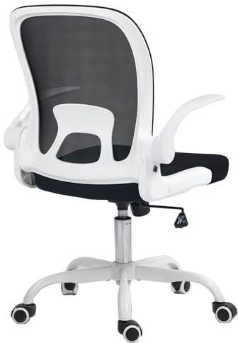 Ahua Bürostuhl, einfache Montage Schreibtisch und Stuhl, erhöhte Armlehne, ergonomischer Bürostuhl, Schreibtischstuhl, geeignet für Zuhause, Büro, Konferenzraum