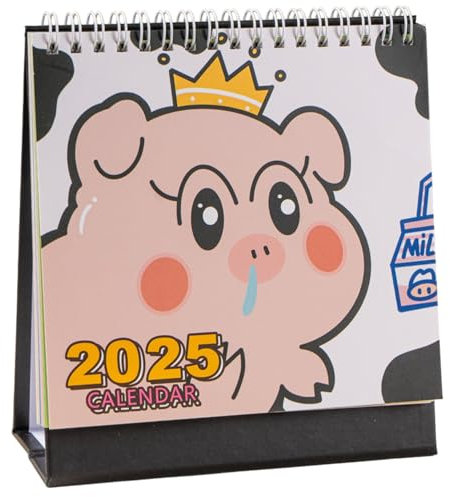 Cartoon Tischkalender | Cartoon-Kalender Bücher Tageskalender Monatlicher Jahresplaner - Tagesplaner Kalender Cartoon Kalender Bücher Zeitplan Tischplaner
