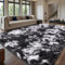 Sour Lemon Hochflor Teppich Grau Teppich Wohnzimmer 160x230 Waschbar Anti-Rutsch Extra Große Teppiche Schlafzimmer Flauschige Moderne Teppiche Matte Teppichen für Schlafzimmer Kinderzimmer