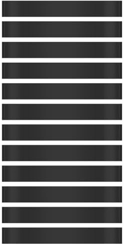 arlote 12 Pièces Bande Élastique pour Enfants avec Pieds Agités pour Chaises Outils TDAH Sièges Flexibles pour Salle de Classe Élémentaire (Noir)