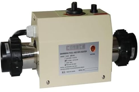 HYYKEJI Termostato Elettrico dello scaldabagno da 3KW, termostato della Vasca da Bagno Spa per Piscina, per Massaggio e Riscaldamento