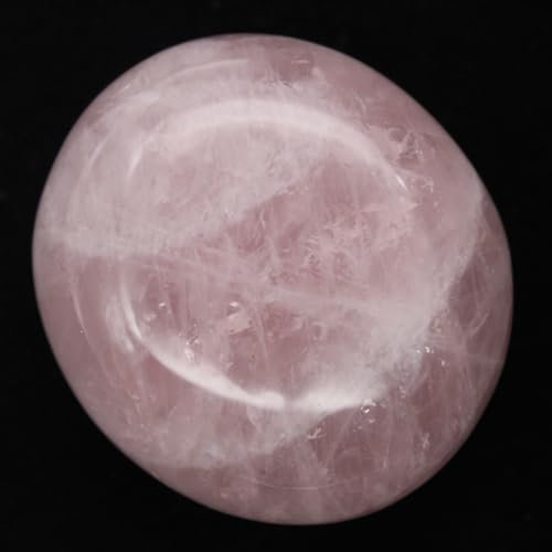Galet en Quartz Rose de 150 grammes et 58 millimètres, Minéral Quartz Rose de Madagascar, Pierre Naturelle, Œuvre Exclusive, Minéral de Collection, Pierre de spiritualité