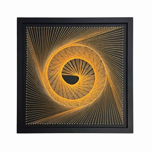 TaLcuS 3D String Art Crafts Kit con Filo 3D per Unghie, per Principianti, Cornice Decorativa Fai da Te per la casa e Regalo Creativo(with Frame)