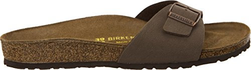 Birkenstock Mixte Madrid chaussures femmes > chaussure de loisirs nu pieds et sandales, Marron Mocca, 36 EU
