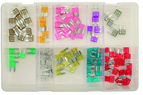 Connect 31857 Assorted Mini Blade Fuses Box 100pc