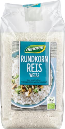 dennree Rundkornreis, weiß (1 kg) - Bio