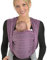 Hoppediz Baby-Tragetuch ab Geburt, Neugeboren bis Kleinkind, 100% Baumwolle, Darjeeling purpur 3,70 m