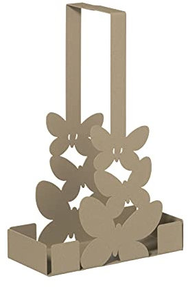 ARTI E MESTIERI PORTA BICCHIERI FARFALLE BEIGE CUCINA TAVOLA MADE IN ITALY