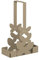 ARTI E MESTIERI PORTA BICCHIERI FARFALLE BEIGE CUCINA TAVOLA MADE IN ITALY