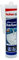 fischer - silicona baños blanco antimoho para el sellado de baño, mampara, bañera,300ml