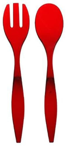 FIVE Simply Smart - Couverts à Salade Wave 29cm Rouge