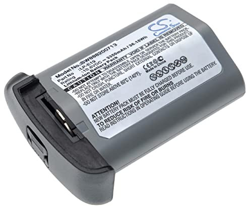 vhbw Akku kompatibel mit Canon EOS 1Ds Mark 3, 1Ds Mark III, 1DX, 1D X, R3, X Mark II Kamera (3350mAh, 10,8V, Li-Ion)