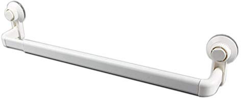 Yumira Porte-serviettes télescopique à ventouse - Sans perçage - En plastique