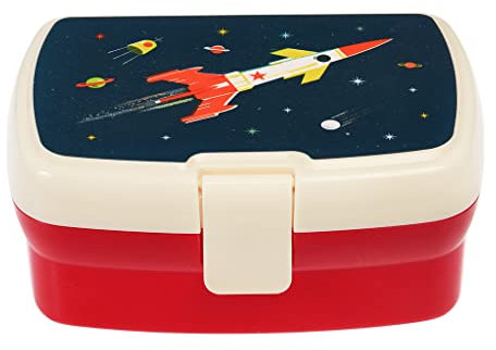 Rex London Children's Lunch Box with Tray - Space Age