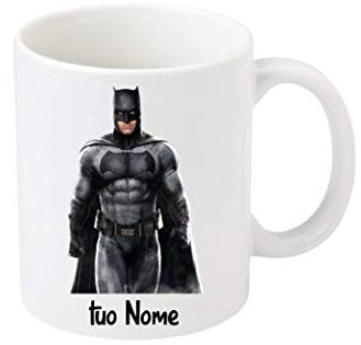 Little Flight Batman - Taza de cerámica personalizable para microondas de 325 ml para bebidas calientes.