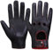MGGM collection Herren Leder Autohandschuhe Touchscreen Lederhandschuhe Ungefüttert,SchwarzRot,L