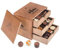 CHOCOLISSIMO Schokolade Geschenk - 30 Edle Pralinen in Holzbox - Weihnachtssüßigkeiten - Geschenk zu Weihnachten - Geschenkidee, Präsent Frauen, Männer, Frau, Mann, Eltern, Freundin - Merry Grande