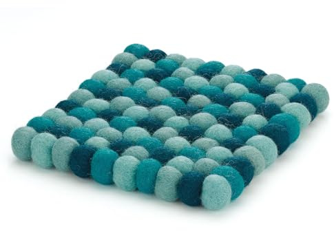 Cilio Untersetzer Lana Azzurro Quadratisch