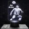 Nachttischlampe - Touch-Nachtlicht Argentine D. Maradona Fußballspieler 3D-LED-Lampe Illusion, Geschenkidee Weihnachten Geburtstag Junge und Mädchen Nachttischlampe Kinder- oder Erwachsenenzimmer TOP