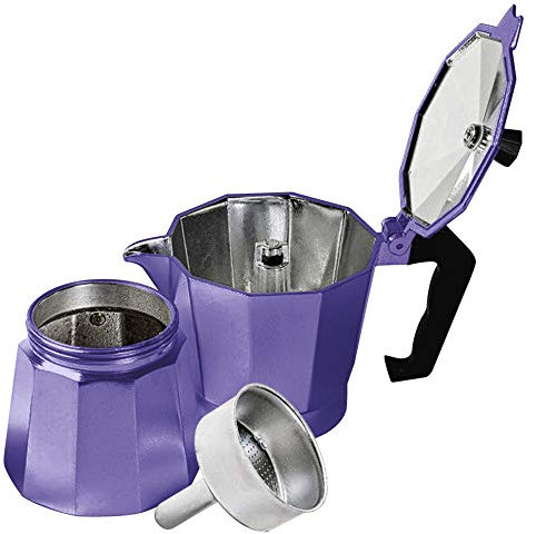Innova Stovetop 6 Cup (300ml-10oz) Purple Espresso Coffee Percolator Maker
