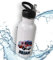 timalo® Trinkflasche Feuerwehrauto für Kinder personalisiert mit Namen | auslaufsichere Edelstahl Sportflasche Kindergarten Geschenk für Jungen und Mädchen 400mL | Feuerwehr 2