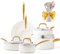Batterie de cuisine antiadhésive – 16 pièces non toxiques – Ensemble de casseroles et poêles antiadhésives avec cocotte, poêle, poêle, ustensiles de cuisine – Ensembles d'ustensiles de cuisine en