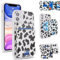 Zouzt for iPhone 11 Detachable 2 in 1 Wallet Case with Card Holder for Magsafe, Magnetic PU Leather Flip Credit Slot Protective Phone Cover Women Men for iPhone 11 6.1 Inch - Cow Print Black