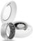 Smart Ring Golden Smart Ring Android Smartringe für Damen und Herren Fitness Ring Tracker Schrittzähler Herzfrequenzmessung Schlafmonitor Gesundheitsüberwachung Aktivitätstracker,Silber#10