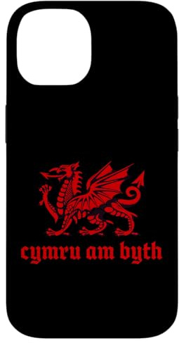 Cymru am byth Wales Red Welsh Dragon Cymraeg Flag Case for iPhone 14
