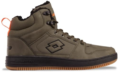 Lotto Sneaker Unisex, Verde Oliva/Nero, 38 EU, Oliva, Nero, 38 EU