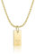 AILUOR Initiale Halsketten für Frauen, 14K Gold plattiert Buchstabe Name Anhänger Halskette zierlich Halskette für Frauen personalisiert Initiale A-Z Tag Kropfband Halskette (Initiale T, Gold)