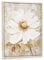 Hollyone Blumen Leinwandbilder Groß 42x32 cm Ölgemälde Blumen Wandkunst Gemälde Wohnzimmer Modern Wandbilder Schlafzimmer Handgemalt Weiß Magnolie Gemälde Leinwand für Hotel Küche Büro Wanddeko