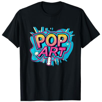 Schönes Pop-Art-Rede-Kostüm T-Shirt