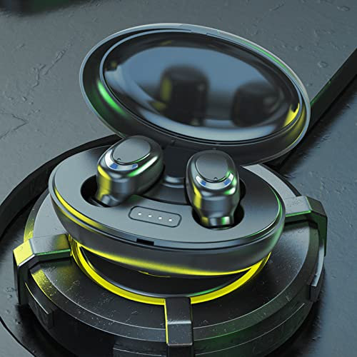 Generic - Auricolari wireless Bluetooth 5.2 cuffie Bluetooth 5.2 con microfono controllo impronte digitali Power Display Power Case ricarica per sport/lavoro